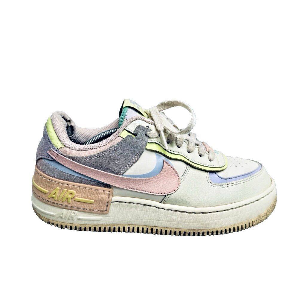 Nike Air Force 1 Shadow Cashmere Pale Coral Women's US 9 UK 6.5 EU 40.5 GUC